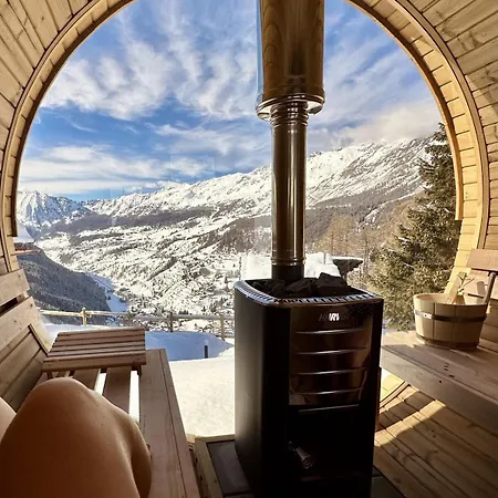 Paradise - Ski-in Luxury With Sauna & Panoramic Mountain Views In シャレー *
