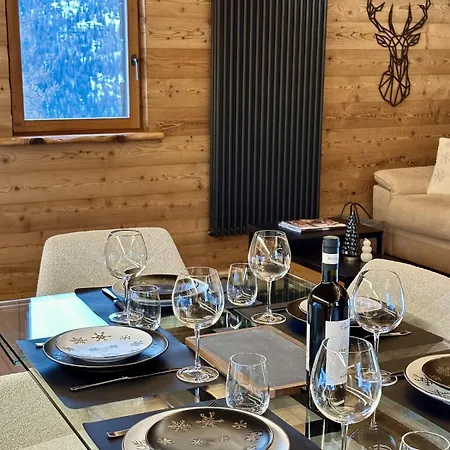 シャレー Paradise - Ski-in Luxury With Sauna & Panoramic Mountain Views In